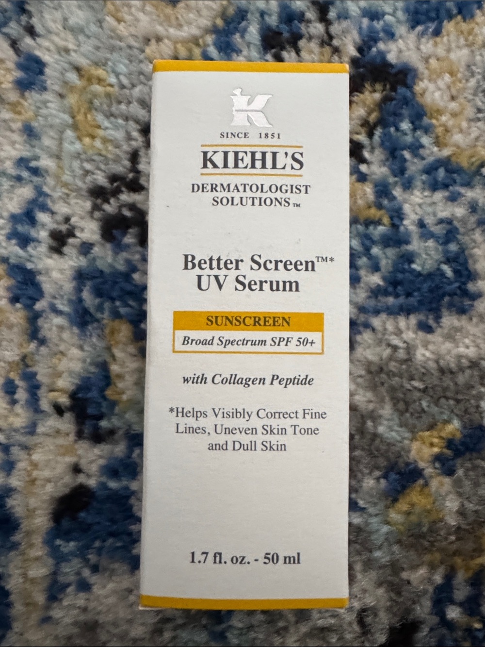 Kiehl's Better Screen UV Serum - White and Yellow Packaging